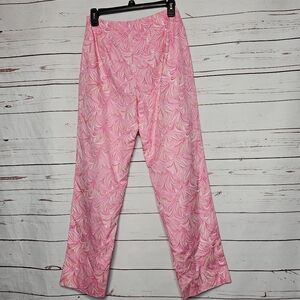 Talbots Swirl Pattern Pink Pants Size 4